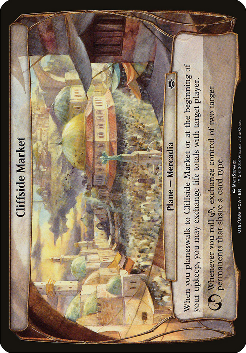 Cliffside Market (Planechase Anthology) (OVER-) - Planechase Anthology Planes
