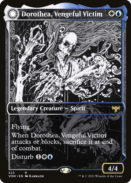Dorothea, Vengeful Victim (Showcase) (VOW-322) - Innistrad: Crimson Vow: (Showcase, Double Faced Transform)