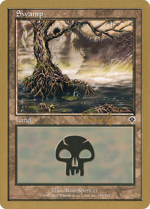 Swamp (339) - 2001 Tom van de Logt (INV) (WCD-) - World Championship Decks 2001