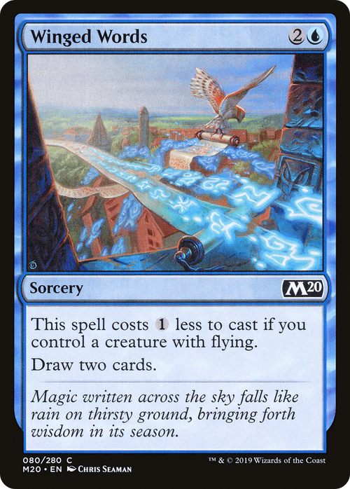 Winged Words (M20-080) - Core Set 2020