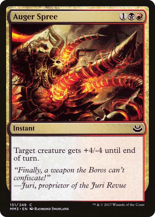 Auger Spree (MM3-151) - Modern Masters 2017 Foil