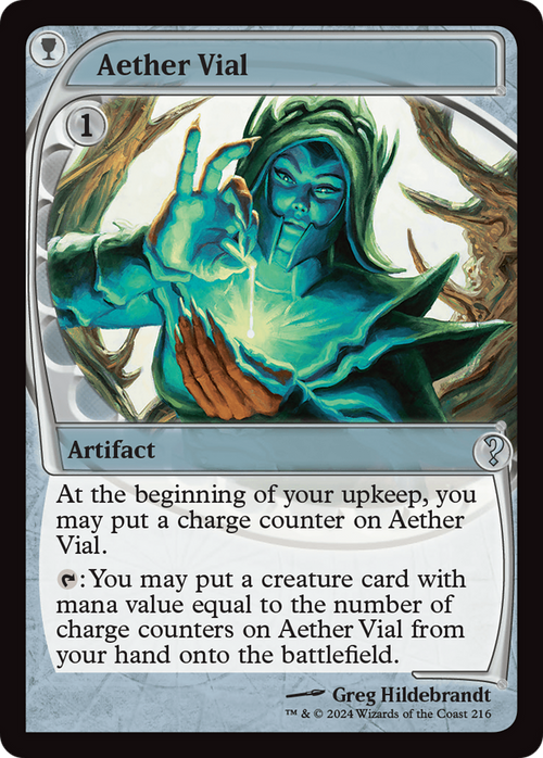 Aether Vial (Future Sight) (MB2-216) - Mystery Booster 2 Foil