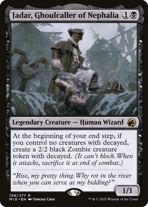 Jadar, Ghoulcaller of Nephalia (MID-108) - Innistrad: Midnight Hunt Foil