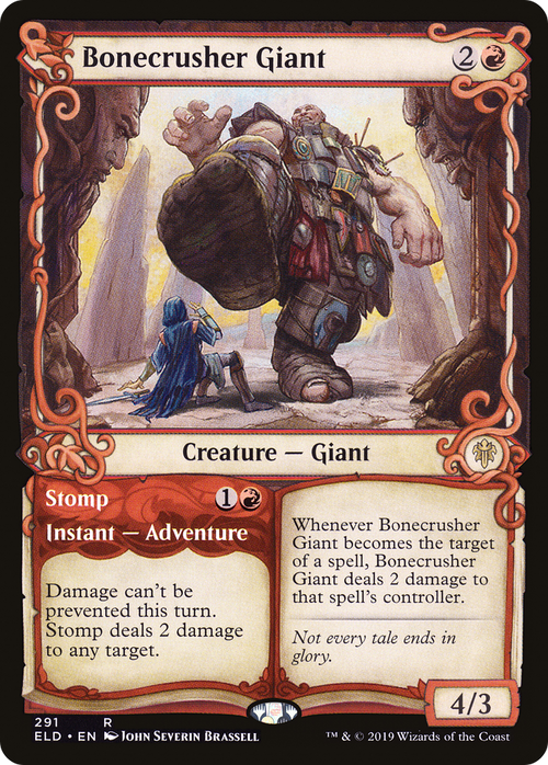 Bonecrusher Giant (Showcase) (ELD-291) - Throne of Eldraine: (Showcase)