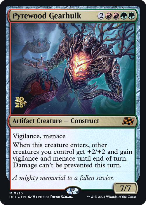 Pyrewood Gearhulk (PRE-216S) - Prerelease Cards Foil