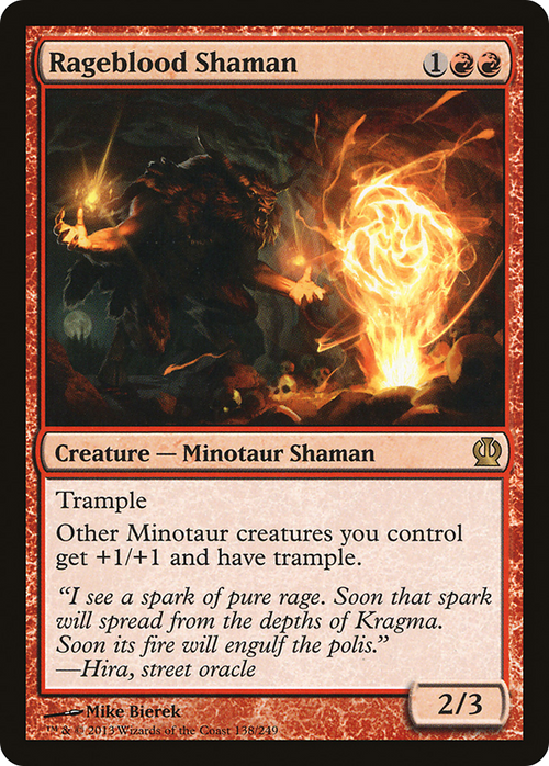 Rageblood Shaman (THS-138) - Theros