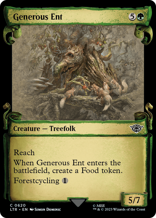 Generous Ent (Showcase Scrolls) (LTR-620) - The Lord of the Rings: Tales of Middle-earth: (Showcase)