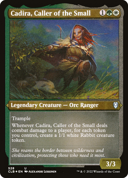 Cadira, Caller of the Small (Foil Etched) (CLB-528) - Commander Legends: Battle for Baldur's Gate Foil