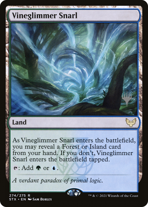 Vineglimmer Snarl (PPSTX-274P) - Strixhaven: School of Mages Promos Foil