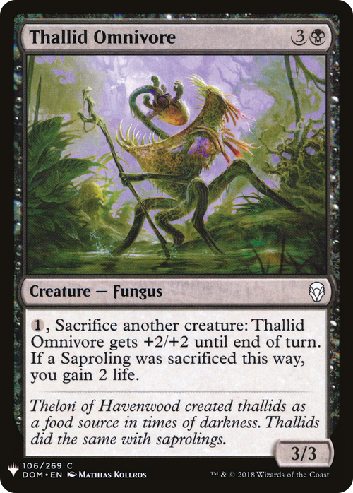 Thallid Omnivore (LIST-106) - The List
