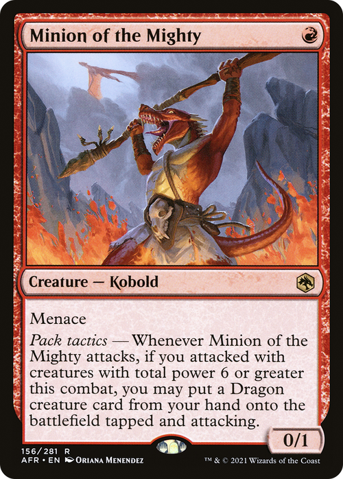 Minion of the Mighty (AFR-156) - Adventures in the Forgotten Realms Foil