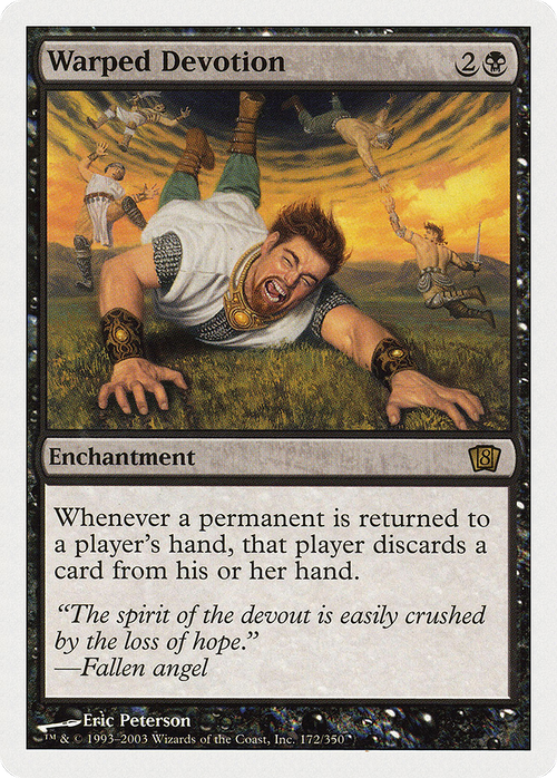 Warped Devotion (8ED-172) - 8th Edition Foil