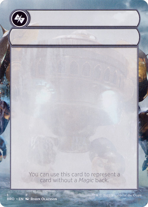Double-Faced Substitute Card (SBRO-001) - The Brothers' War Substitute Cards (Borderless)