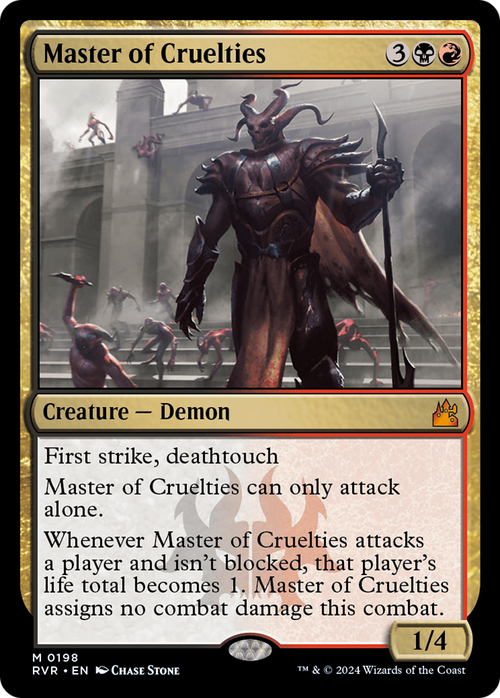 Master of Cruelties (RVR-198) - Ravnica Remastered