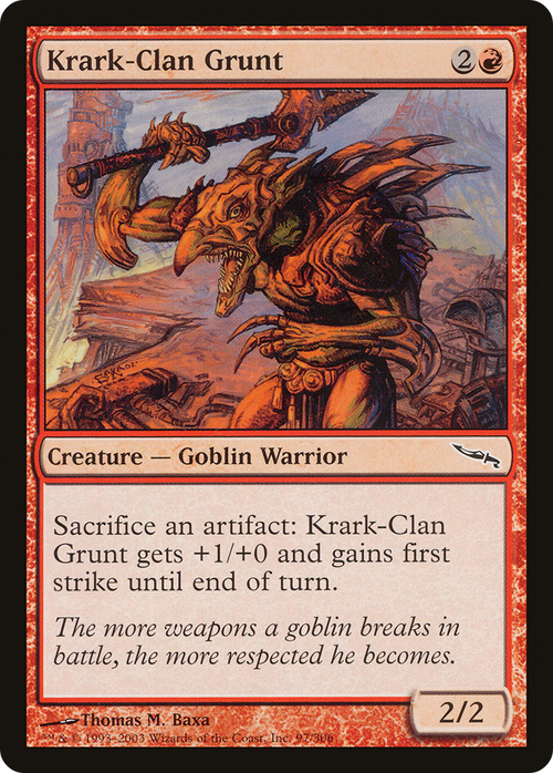 Krark-Clan Grunt (MRD-097) - Mirrodin