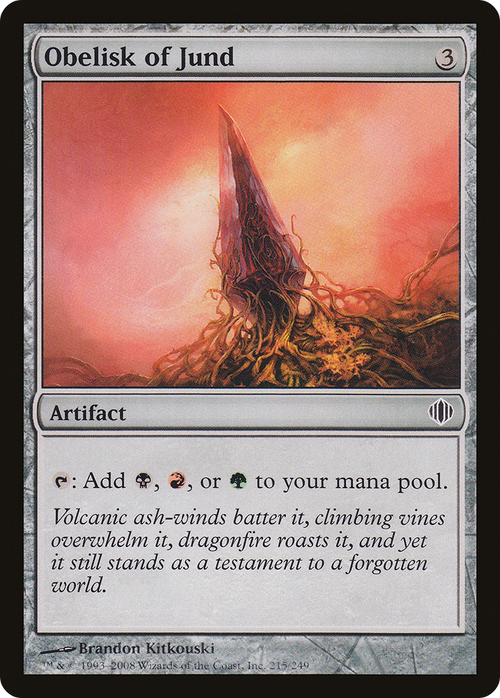 Obelisk of Jund (ALA-215) - Shards of Alara Foil