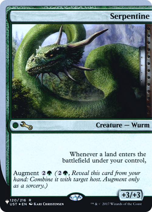 Serpentine (LIST-120/216) - The List (Unfinity Foil Edition) Foil
