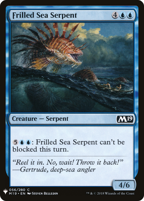 Frilled Sea Serpent (LIST-M19-56) - The List