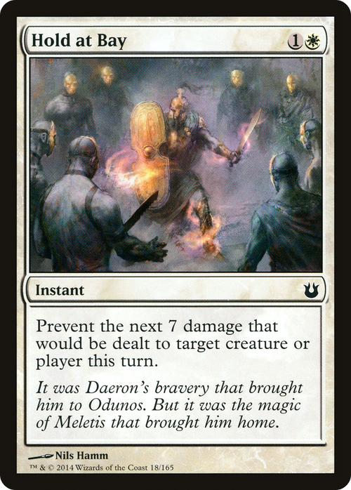 Hold at Bay (BNG-018) - Born of the Gods Foil