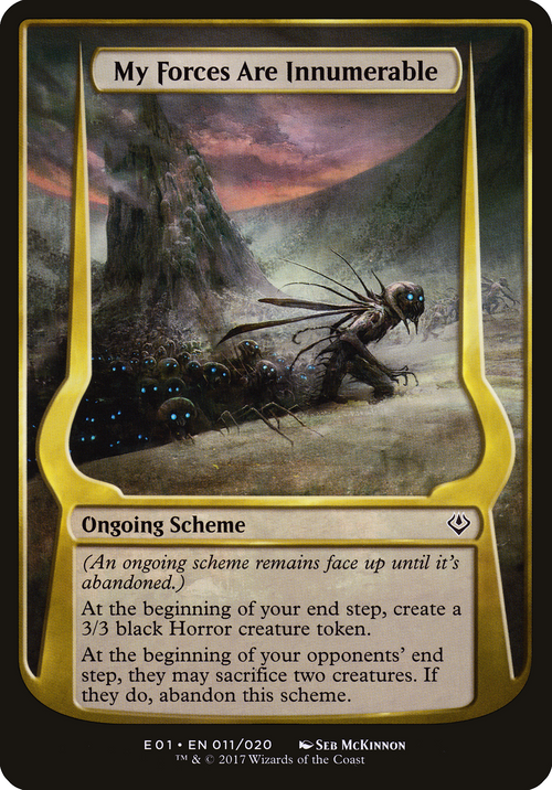 My Forces Are Innumerable (Archenemy: Nicol Bolas) (OVER-011) - Archenemy: Nicol Bolas Schemes