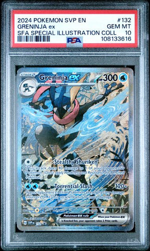 2024 Pokemon SVP Black Star Promo #132 Greninja ex Special Illustration Rare PSA 10
