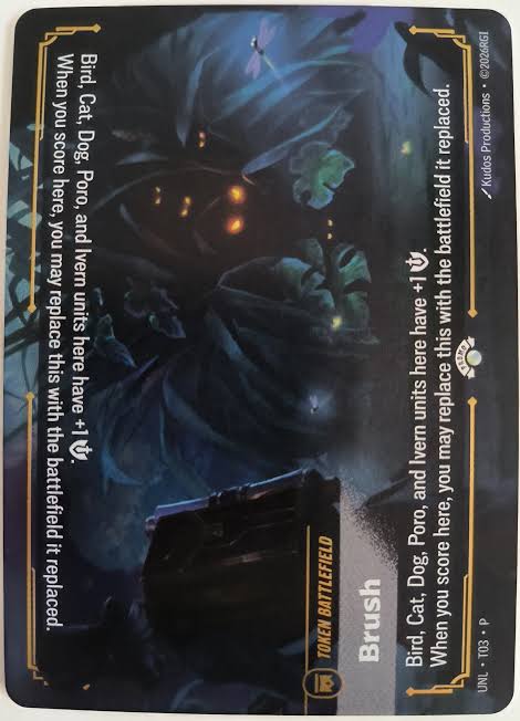 Bird // Brush (T02 // T03) - Riftbound Promotional Cards Foil