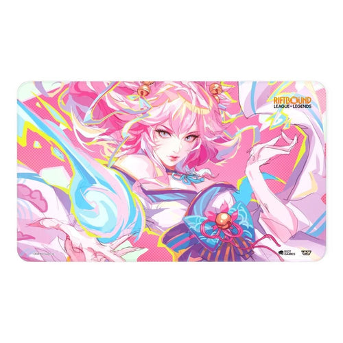 Riftbound: League of Legends TCG – Spiritforged Spirit Blossom Ahri Bound Edge Playmat