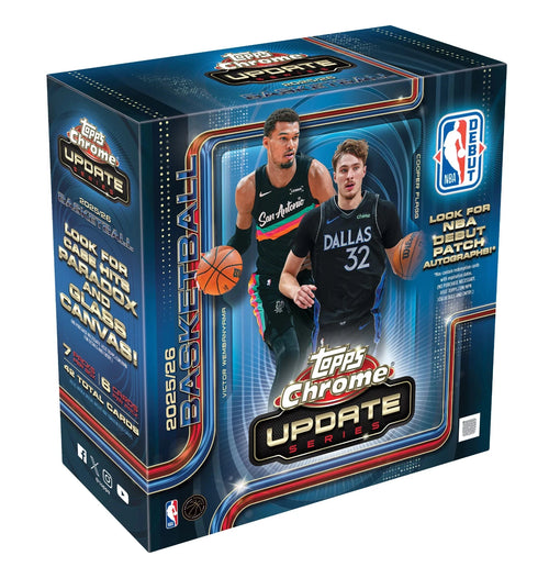 2025-26 Topps Chrome Updates Basketball - Mega Box