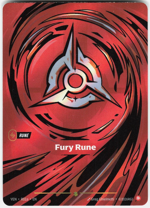 Fury Rune (R01a) (R01a) - Vendetta Foil