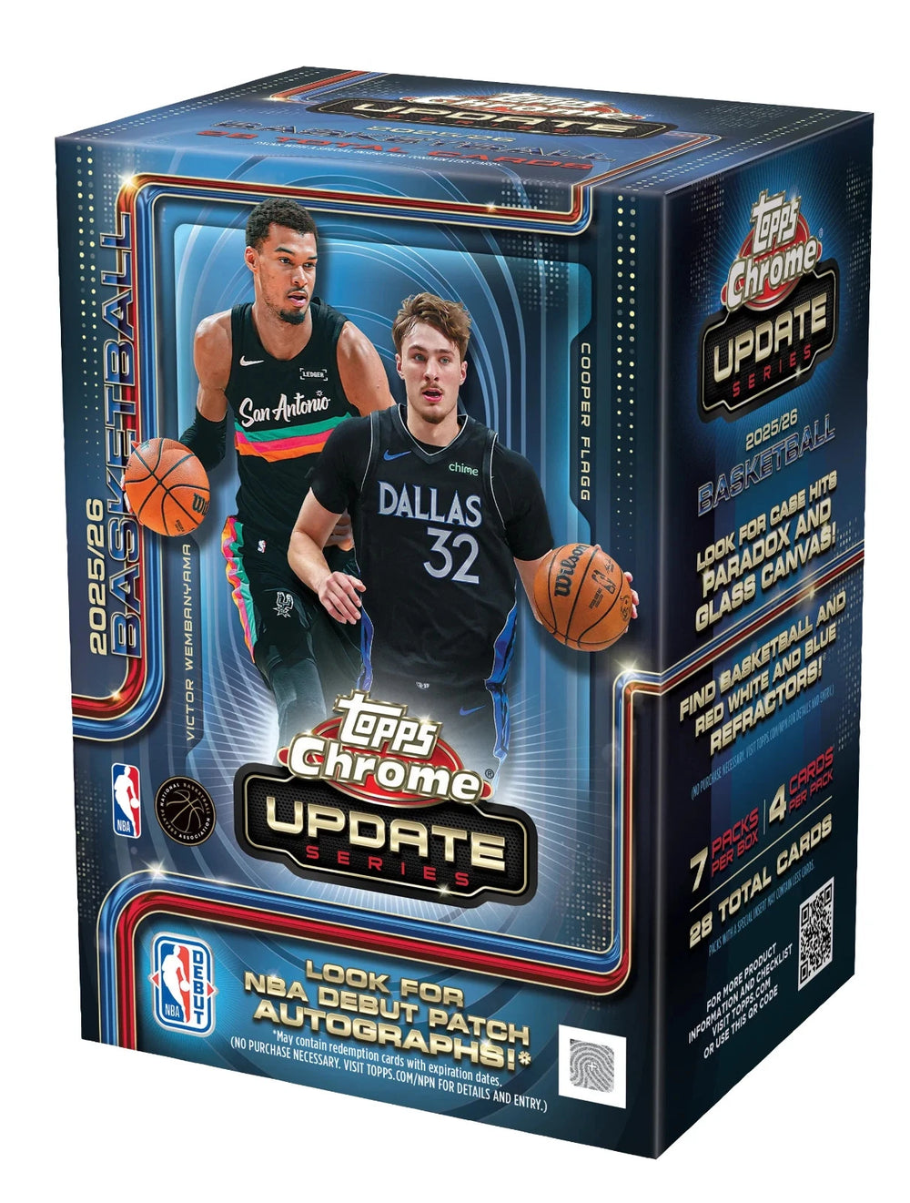 2025-26 Topps Chrome Updates Basketball - Value Box